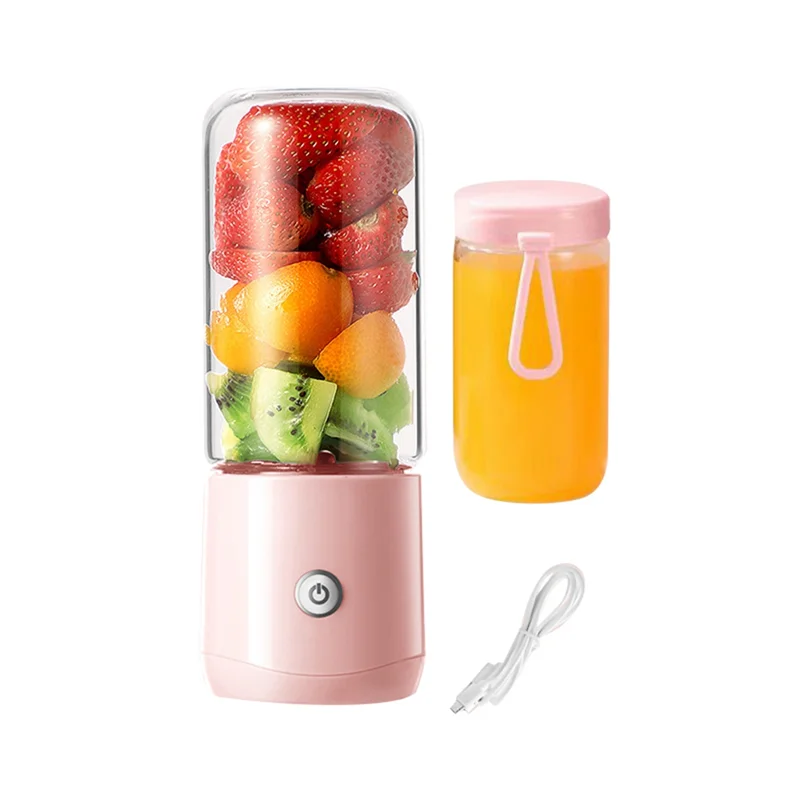 

P4-380ML Portable Blender Wireless Mini Juicer USB Electric Blender Fruit Juicer For Fruit And Vegetables Juicer Machine -C