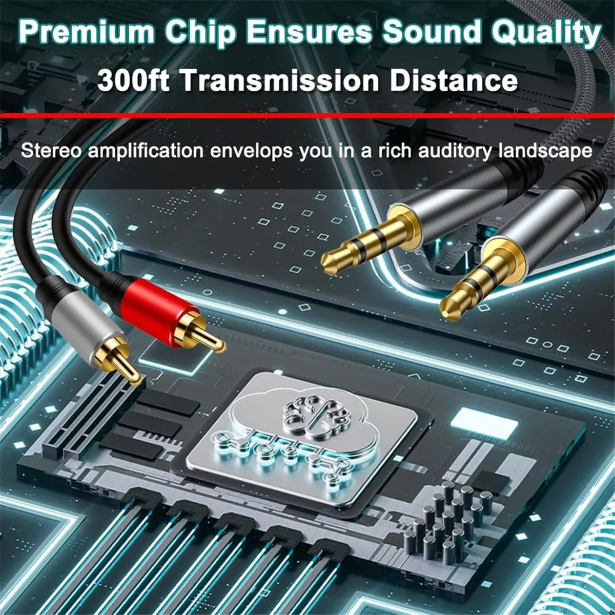 A40I 3.5mm Aux + L/R Bi-Directional Stereo Audio Switch 4 in 1 Out A/B Analog Audio Switcher