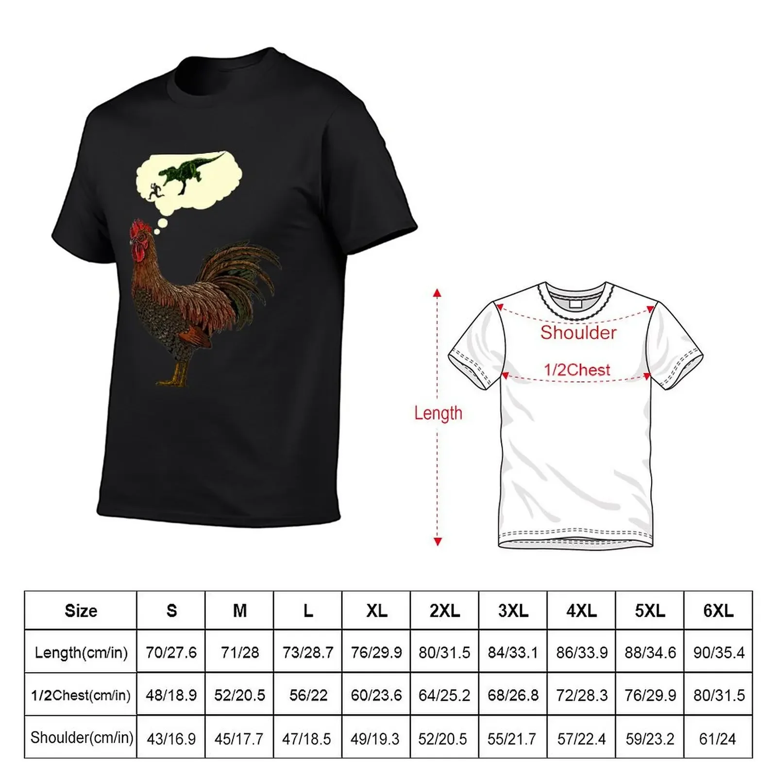 ROOSTER DAYDREAMS T-Shirt rapper graphic tees plus size clothes funny t shirts men