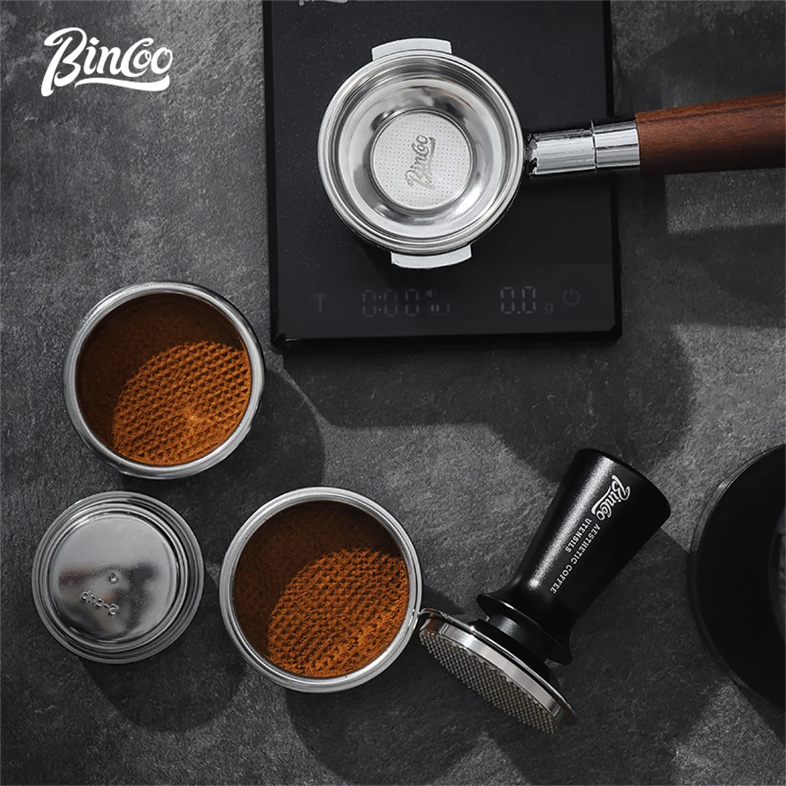 Bincoo 304 Stainless Steel Dual Wall Single Hole Coffee Filter Basket 51/58mm Fit Most Espresso Machines - Image 4
