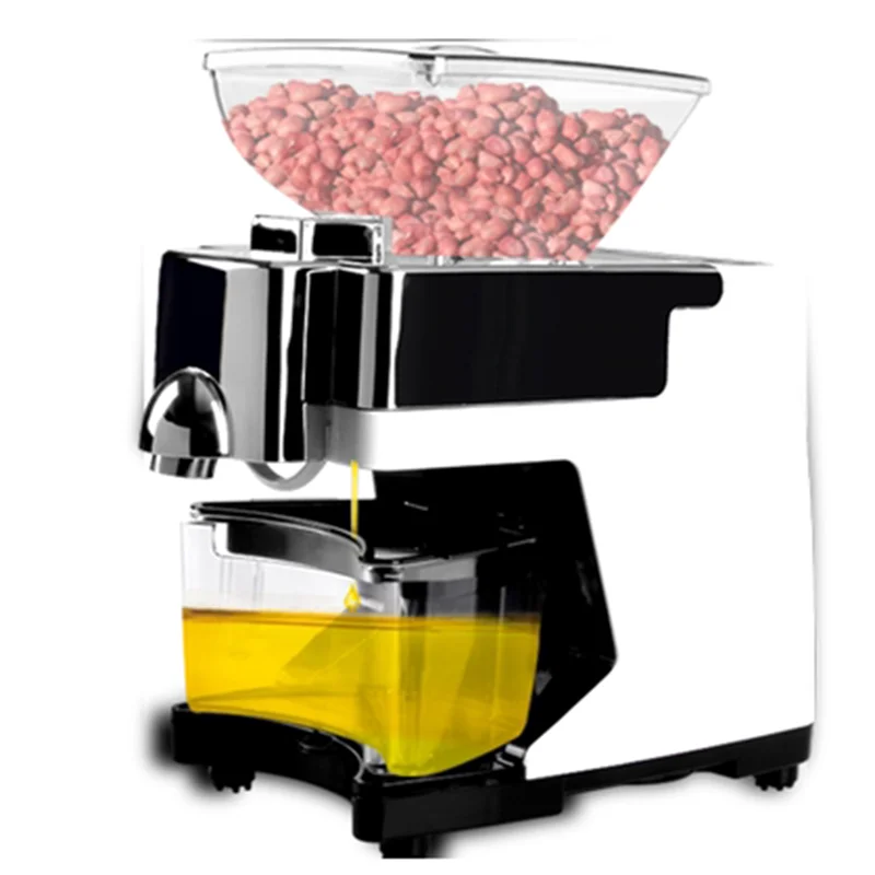 Fully automatic commercial and household intelligent small multifunctional cold and hot peanut oil press