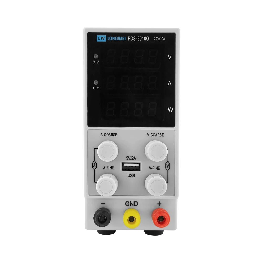 3010G 조정 가능한 DC 전원 공급 장치 미니 30V 10A 300W 휴대 전화 컴퓨터 수리 및 기타 실험실 스위칭 전원 공급 장치 220V