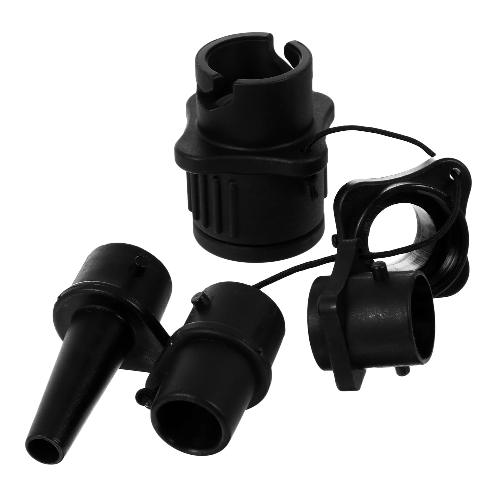 

Air Valve Connector Kayak Pump Adapter for Inflatables Lightweight Durable Plastic Boat Supplies Multifunction Gym Mat No