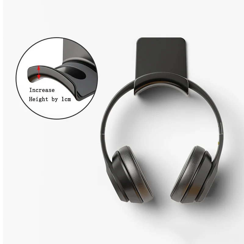 

Подставка для наушников, настенное крепление, вешалка под столом, стойка для гарнитуры, держатель без перфорации, кронштейн для подставки для гарнитуры