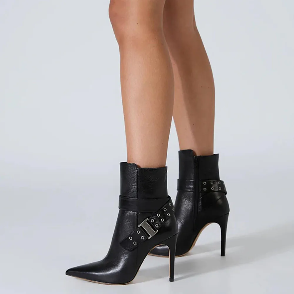 DoraTasia موضة أشار تو رقيقة أحذية عالية الكعب للمرأة الجوف مشبك معدني الجانب سستة الربيع/الخريف أحذية السيدات الحفلات