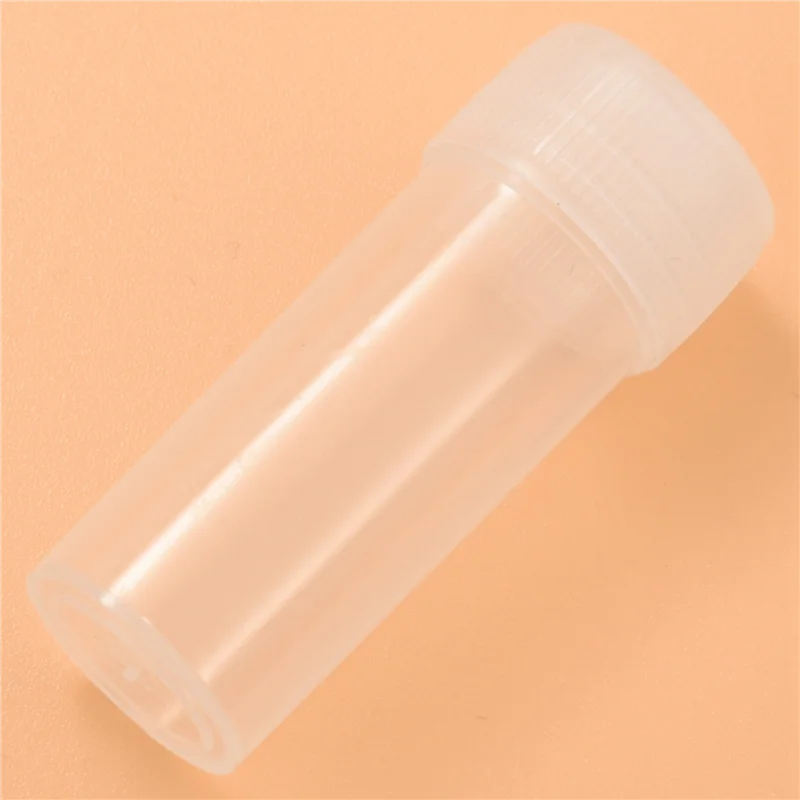 A83X-150X Пластиковая бутылка для образцов 5 мл Пробирка Лабораторный небольшой контейнер для хранения флаконов + крышка