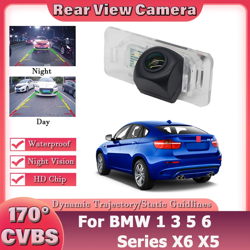 

170° HD NTSC Waterproof Car Rear View Reverse Backup Camera For BMW 1 3 5 6 Series X6 X5 E39 E81 E87 E90 E91 E92 E60 E61 E70 E71