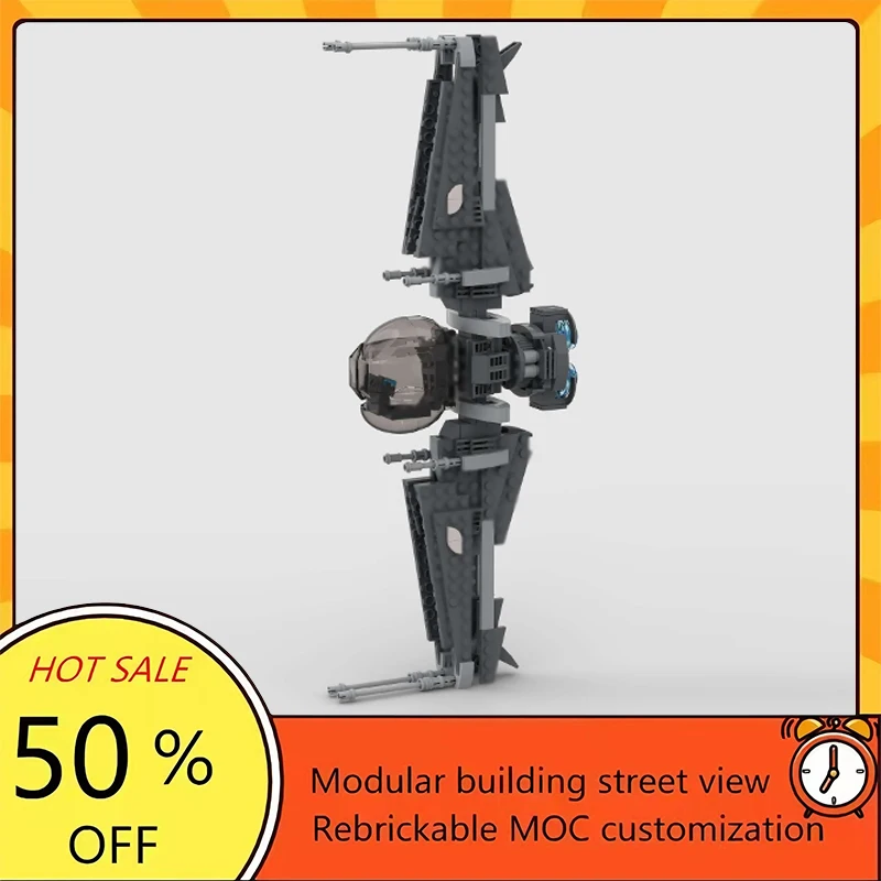 

Набор для сборки космического корабля из 273 деталей: популярная модель из фильма «Звездные войны», модульный конструктор, технологичный подарок, праздничный набор для детей