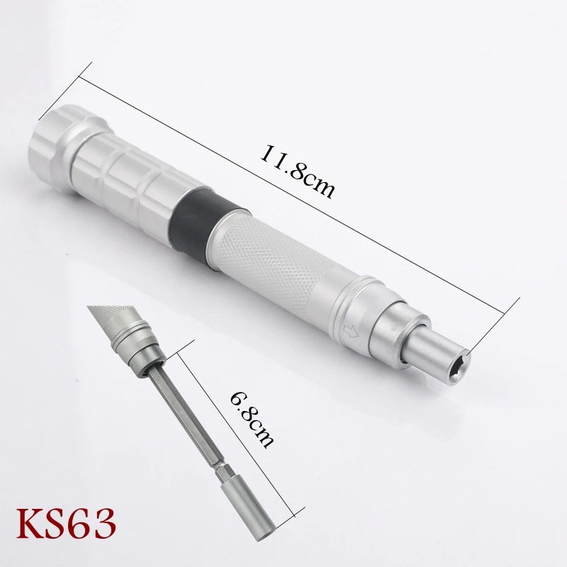 Precision Screwdriver Handle For 4mm Shank Bits Comfortable Mini Screw Driver Holder Handles Hand Tool