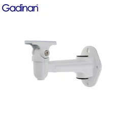 Gadinan Indoor Outdoor Bracket Accessories Aluminum Metallic Silver Bracket For Bullet Camera CCTV Wall Mount Stand IP Camera