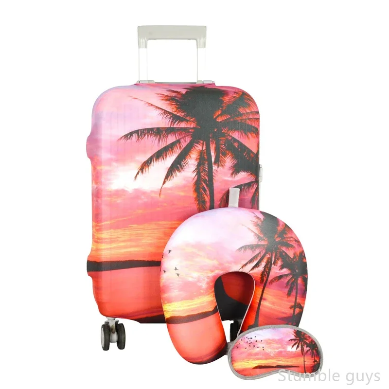 

Высокоэластичный защитный чехол для багажа, пыленепроницаемый, износостойкий, надежный, подходит для всех поездок, 18-32 дюйма