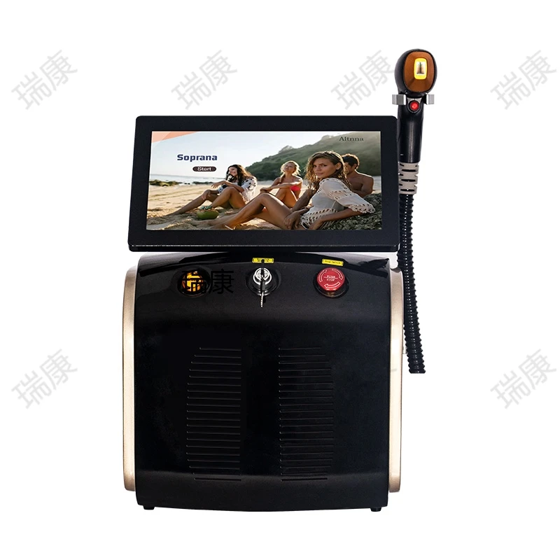 808/755/1064nm Diode Laser Hair Removal Machine Professional 3-Wavelength Permanent for Bikini Salon Home 05