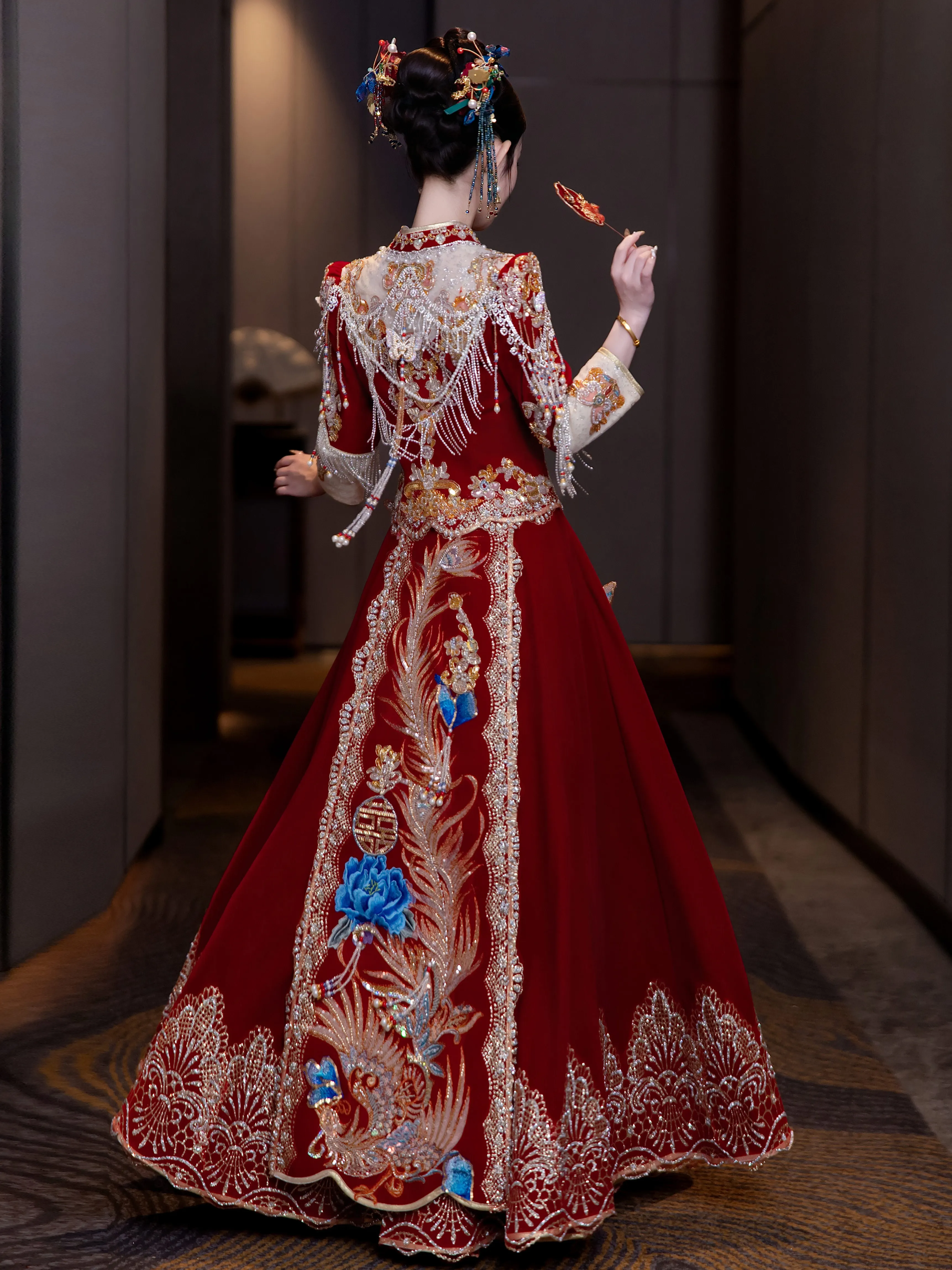 Xiuhe Clothing 2025 New Wedding Dress Clothes Bride Chinese Style Outfit High Sense