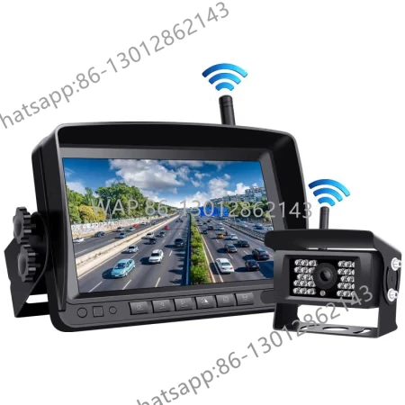 Crane monitoring Forklift wireless camera high definition night vision large truck bus reversing image RV blind spot monitoring