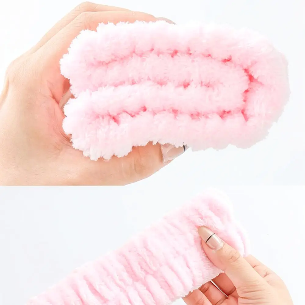 Soft Absorbent Wrist Cuffs For Washing Face Skincare Spa Makeup Prevent Wet Sleeves Sweatband Yoga Gym Workout Elastic Brace
