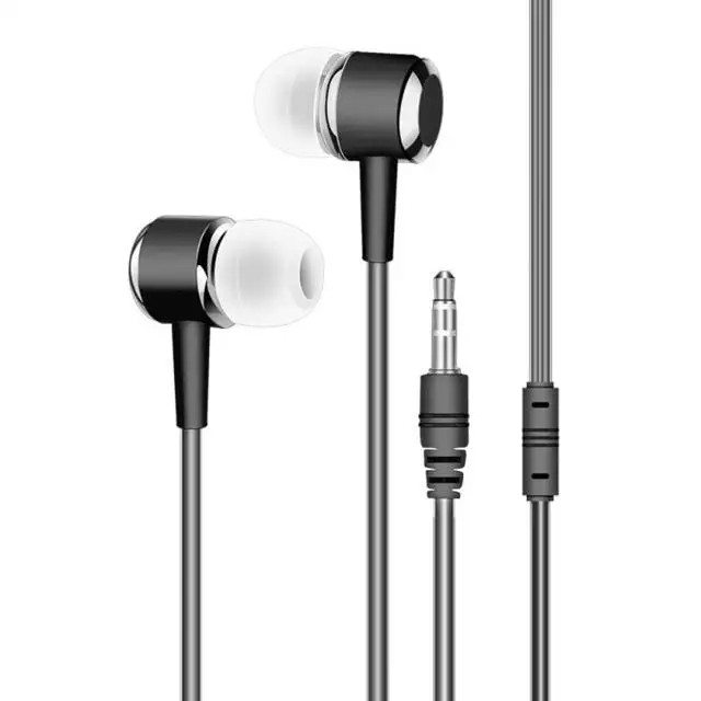 3.5mm Earphone In-ear Stereo Subwoofer Earphones Control Headset For Iphone Samsung OnePlus HuaWei XiaoMi