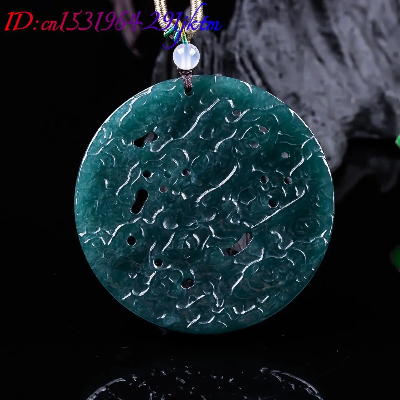 Burmese Jadeite Dragon Pendant Gemstone Real Jade Gifts for Women Necklace Charm Vintage Fashion Accessories Luxury view 4
