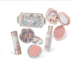 Flower Knows Makeup Kit Full Professional Makeup Gift Set Mermaid Angel Highlight Swan Lipstick 5 piece set