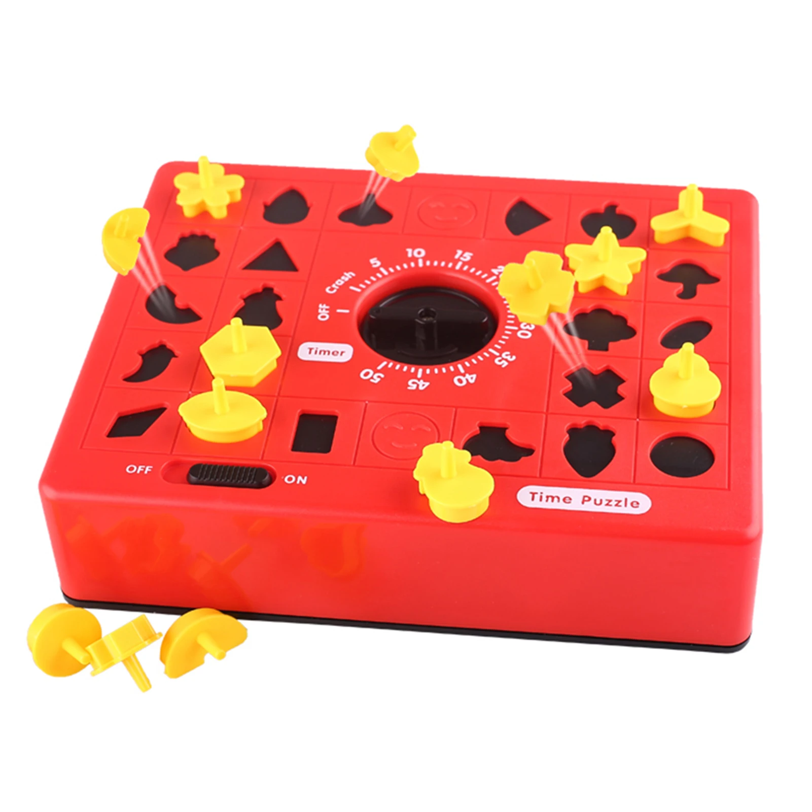 Logical Thinking Matching Game Geometric Shape Training Wind Up Time Puzzle Toys