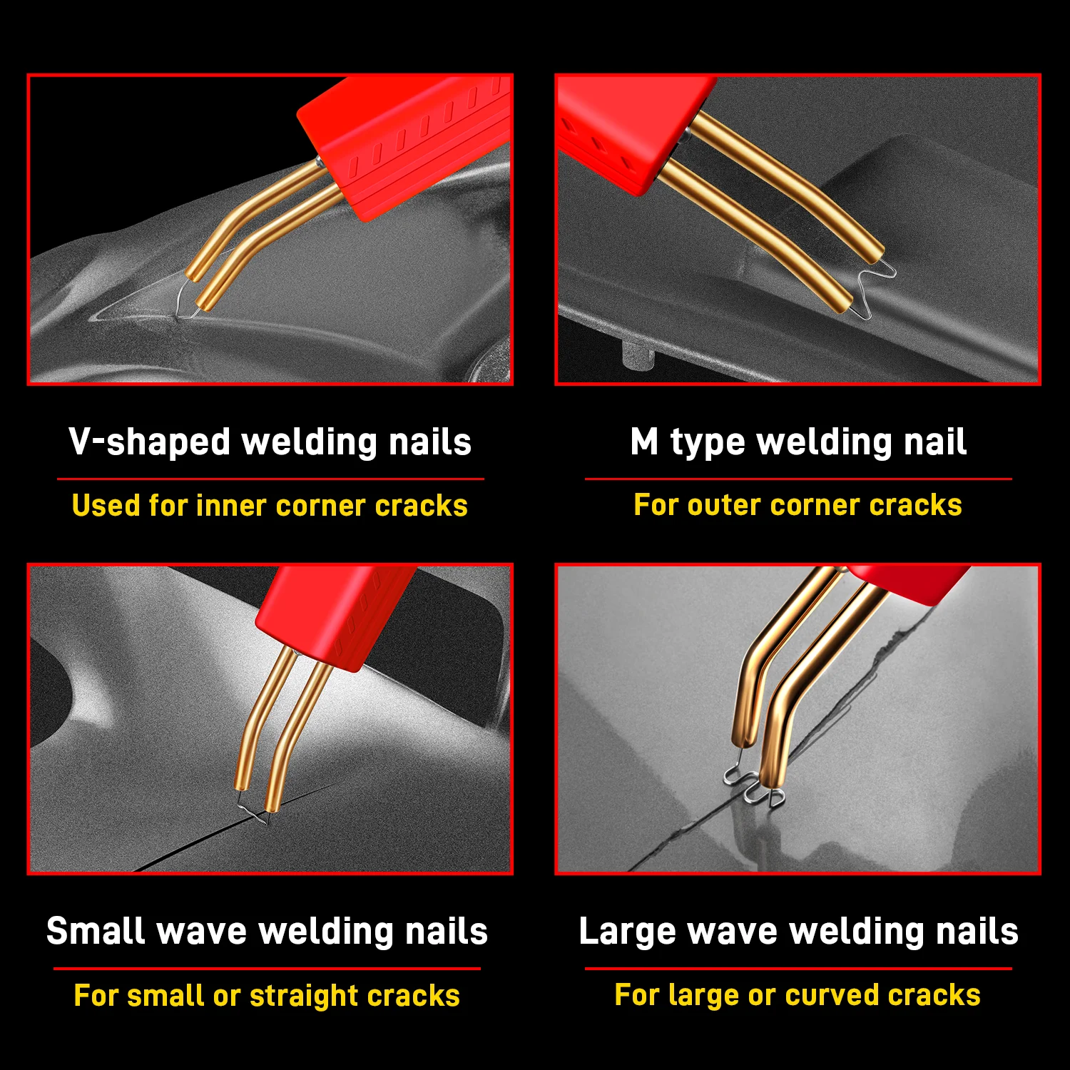 Hot Sell Hot Stapler Plastic Welding Machine Bumper Repair Kit Soldering Iron For Plastic Repair Car Bumper Repair Welding Gun
