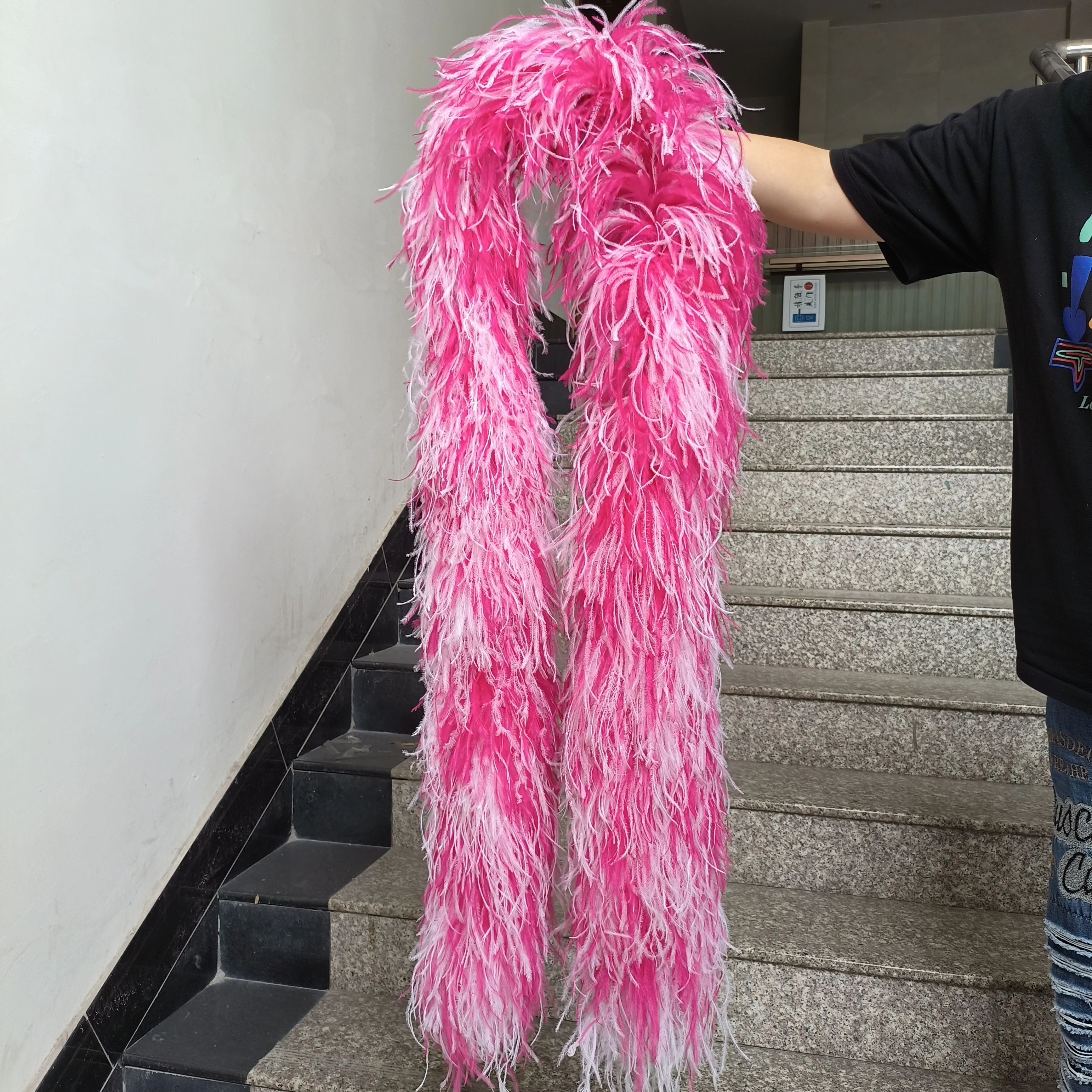 

3/6/10/15/20 слой, разноцветные сращивания страусиных перьев, боа для свадебного платья, украшения костюма, реквизит для выступления, поделки своими руками