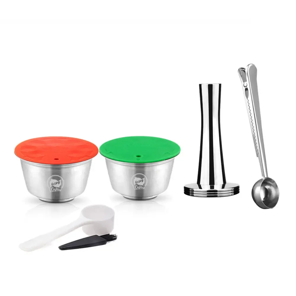 

Stainless Steel Refillable Capsule Cup Compatible For Dolce Gusto Coffee Milk Powder Reusable Filter Eco-Friendly Food Grade