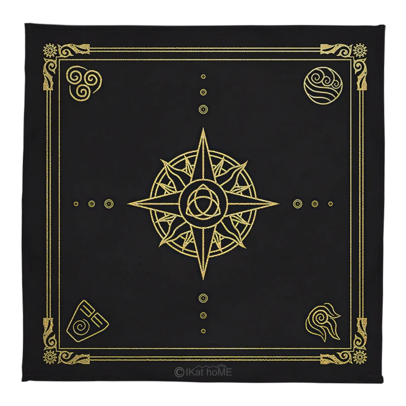 Reiki Goddess Sun Flower Tarot Tablecloth Celtic Knot Velvet Altar Cloth Spiritual Pendulum Witchcraft Astrology Oracle Card Pad