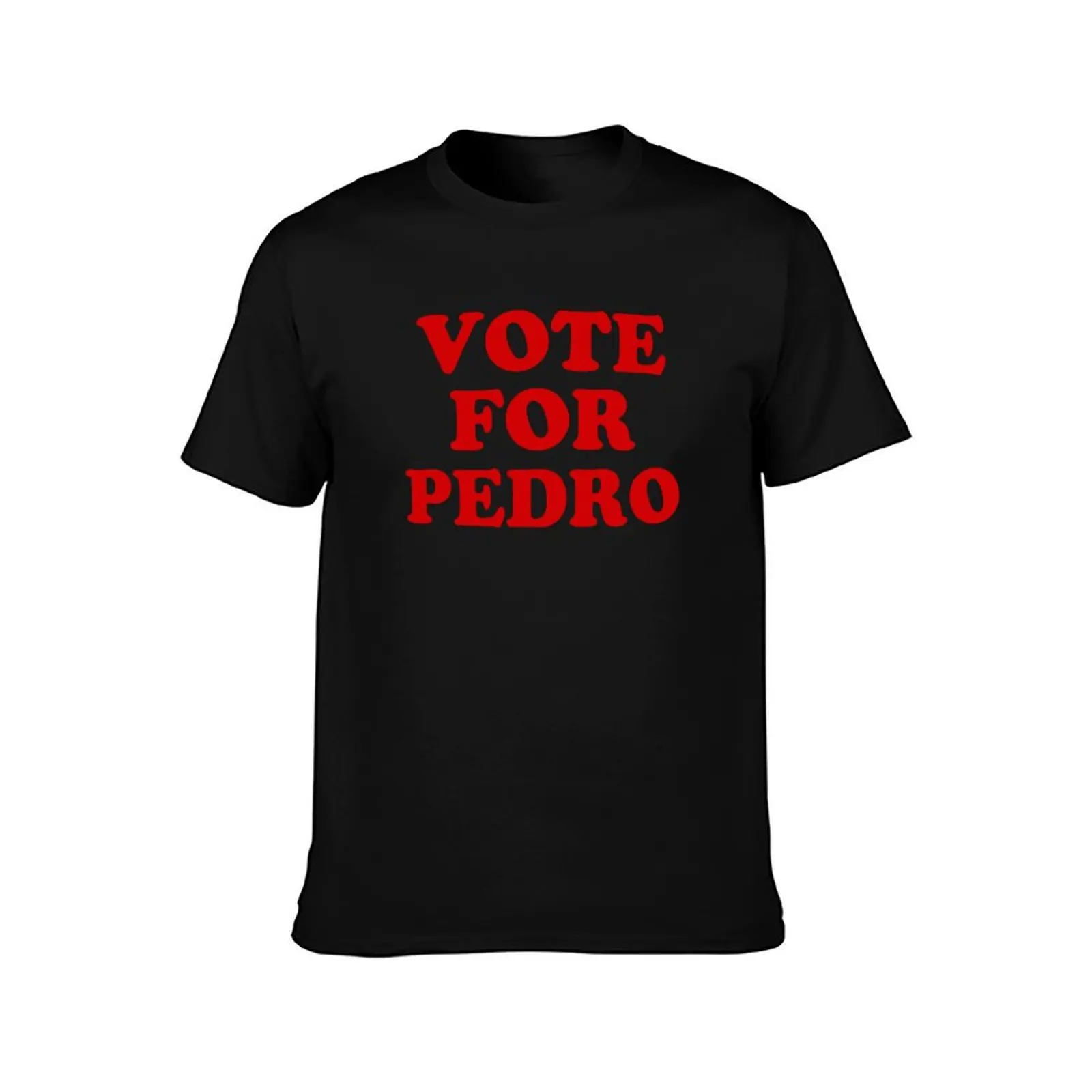 Napoleon Dynamite Vote For Pedro Funny Napoleon Dynamite Quote T-Shirt Summer Casual Cotton Tee Oversized Streetwear Tops