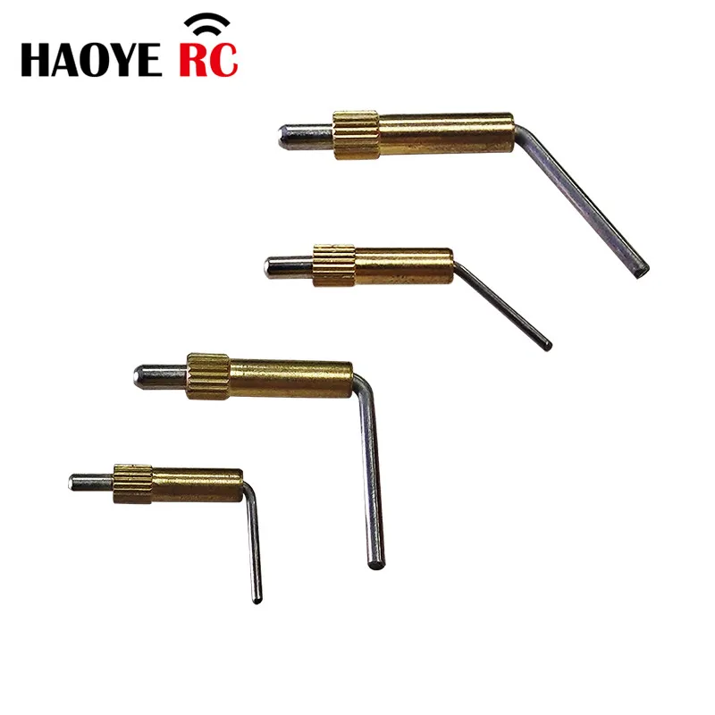 Haoye 2 Pcs Metal Canopy Locks Spring-Loaded Latch 90 °/120 ° For RC Airplanes Parts Electric Planes Foam Model Accessories