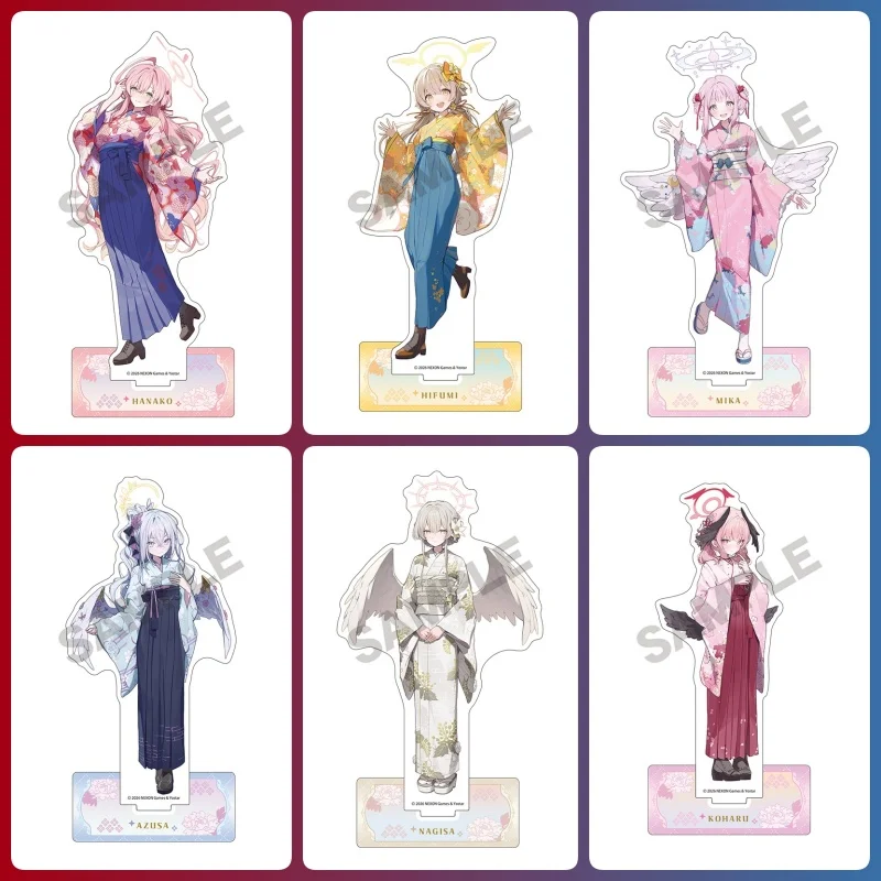 Blue Archive HOT GAME Acrylic Stand Figure Stand Plate Cosplay Prop Decor Cartoons Present Friend Festivals Gifts Keychain