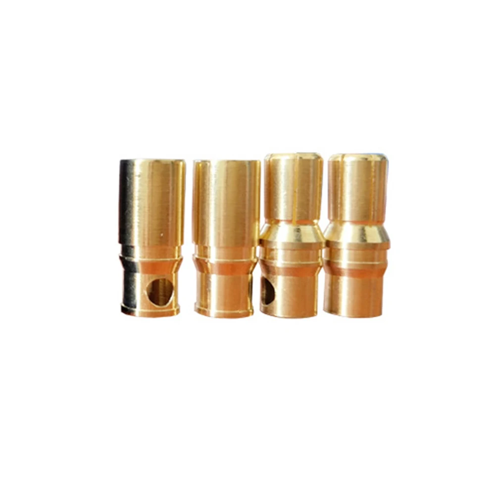 

1 Pair Copper Corrosion Resistant Aero Plug Connector Motor Rc Diy Gold Plated Banana Female