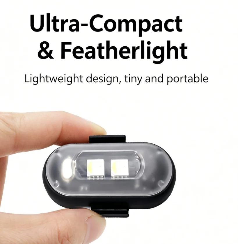 Wireless Remote LED Strobe Light Car Motorcycle Bike Warning Decor Lamp USB Rechargeable Aircraft Indicator 8 Colors Car Lights