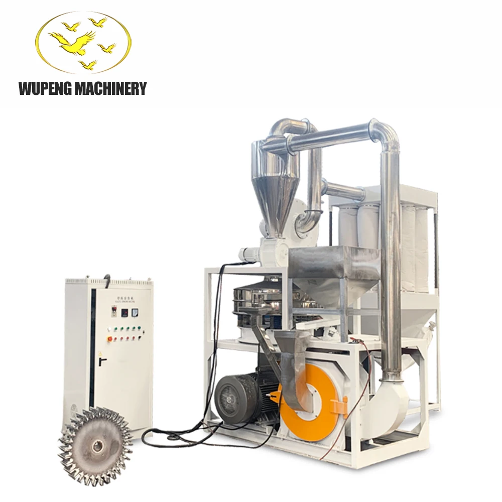 Automatic Stainless Steel Pulverizer With Motor Gearbox SUS304 Material Restaurant Manufacturing Plants Includes PVC Pulverizer