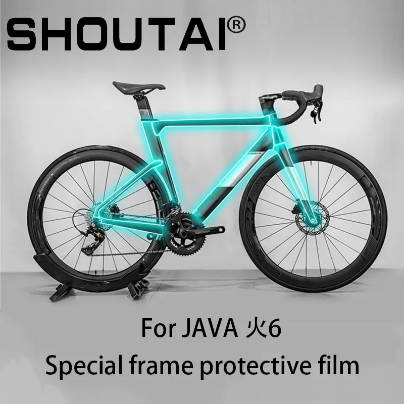 Transparent Protective Film For Fire 6 Road Bike Waterproof Scratch-Resistant Bicycle Accessories 7.5mil 10mil