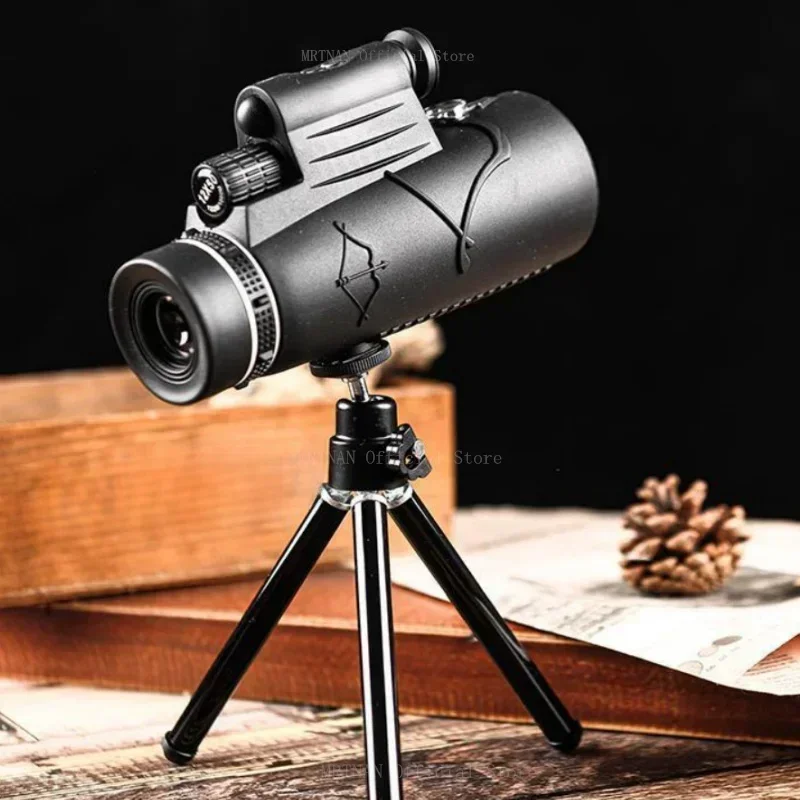 Telescopio monocular HD zoom largo alcance con trípode y clip móvil - imagen 5