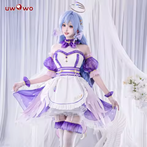 LAST BATCH UWOWO Robin Cosplay Game Honkai Star Rail Robin Maid Cosplay Costume With Wings Headpiece Halloween Role Play Outfits