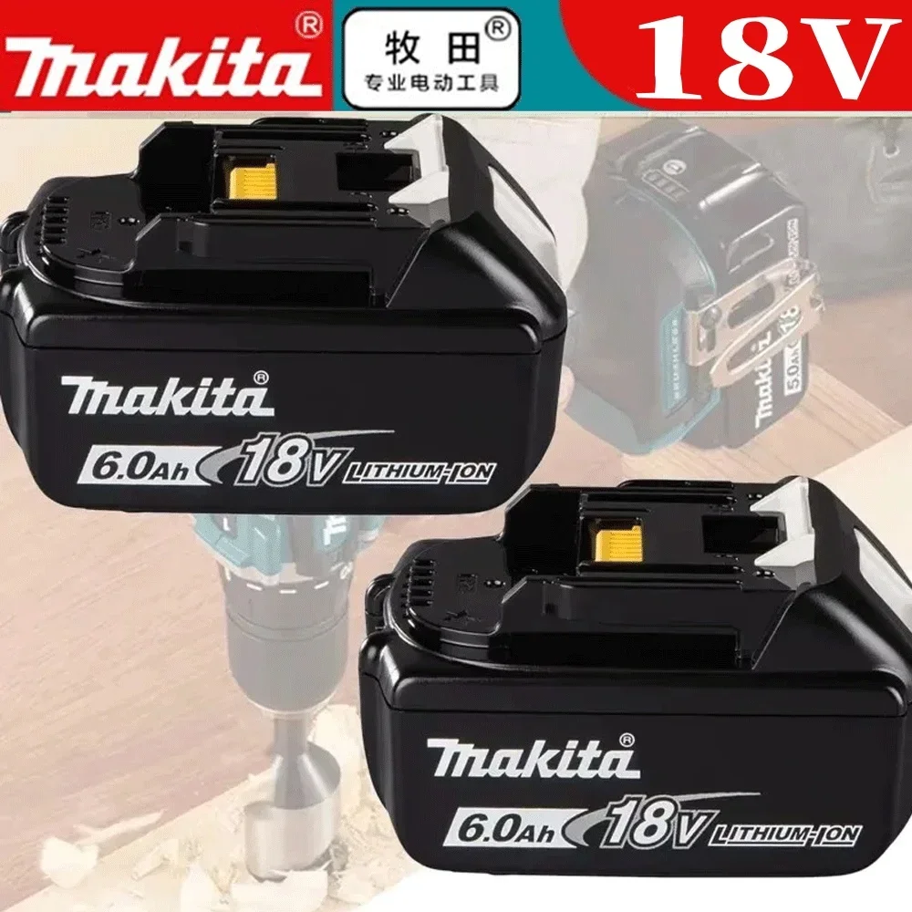 

2024 original 18v Makita BL1860 BL1850B BL1850 BL1840 BL1830 replaced with Makita 18650 3/5/6/9Ah power tool battery+charger