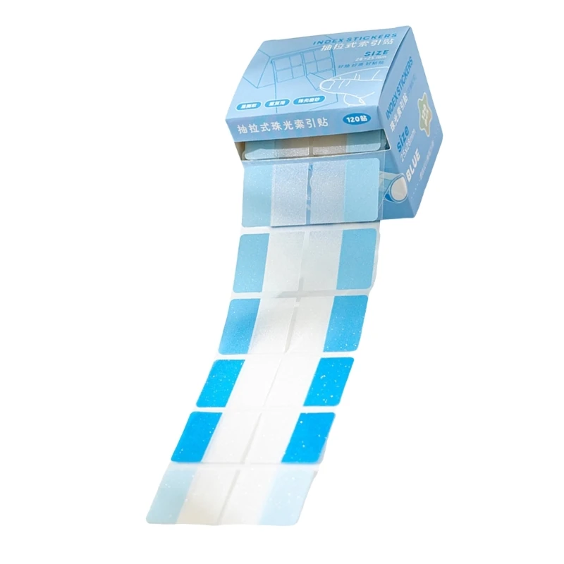 Label Indeks Berwarna -warni Glitter Writable Adhesive Pet Label Adhesive Notes