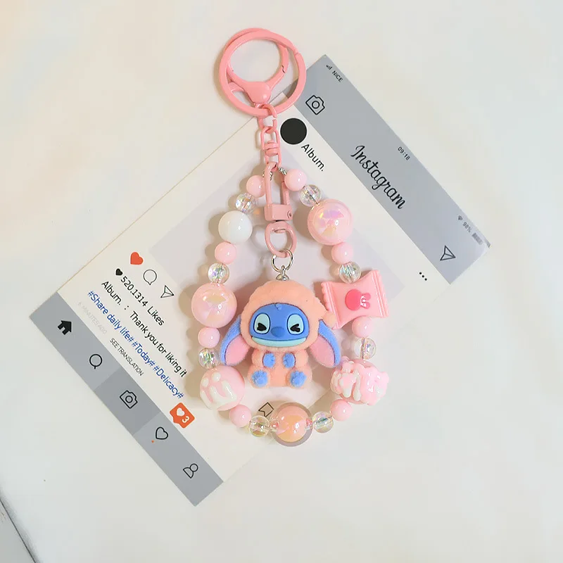 1 قطعة سلسلة مفاتيح عبر الحدود دمية لطيفة على شكل قلب فتاة معلقة للطلاب