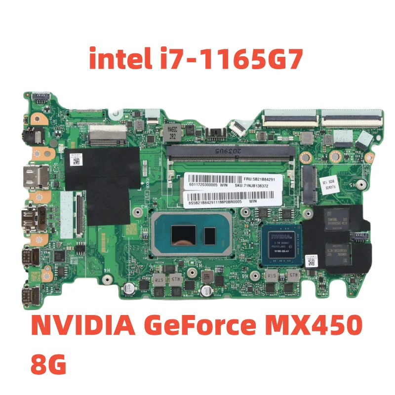 

LA-K051P для Lenovo ThinkBook 14 G2 ITL материнская плата Процессор: I3-1115G4 I5-1135G7 I7-1165G7 8 ГБ Независимая видеокарта 100% тест в порядке