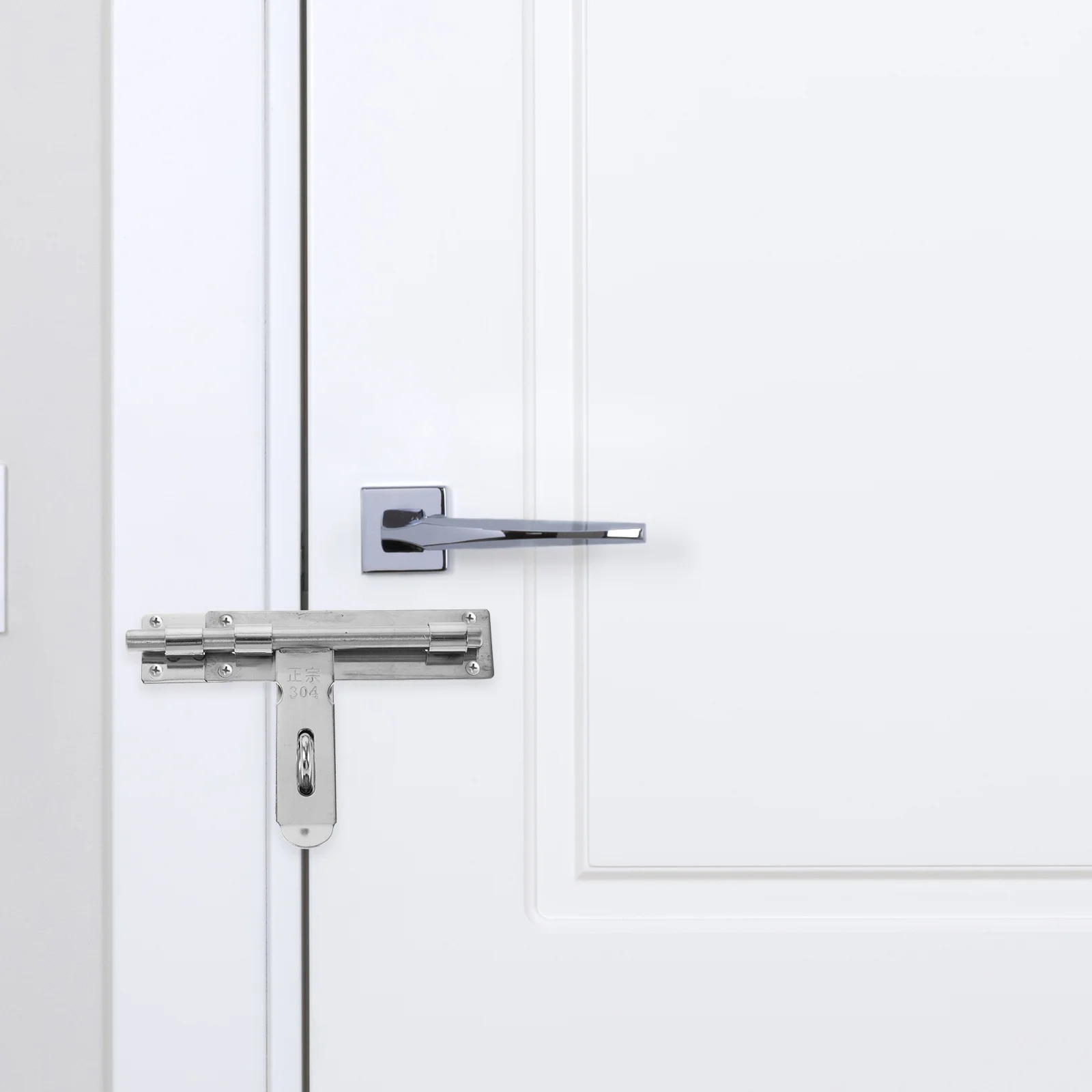 

Stainless Steel Gate Latch Heavy Duty Thickened Bolt For Garden Doors Outdoor Security Slide Lock Door Hardware