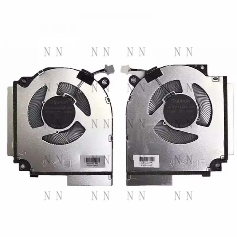 

QGG Original for HP TPN-Q304 16-AM CPU+GPU COOLING FAN R+L P30014-001 P30015-001