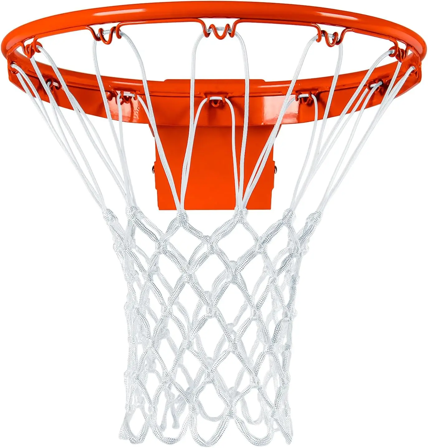 

Heavy Duty Basketball Net Replacement, Fits Standard Indoor Outdoor 12-Loop Rims, All-Weather Nylon Net, White