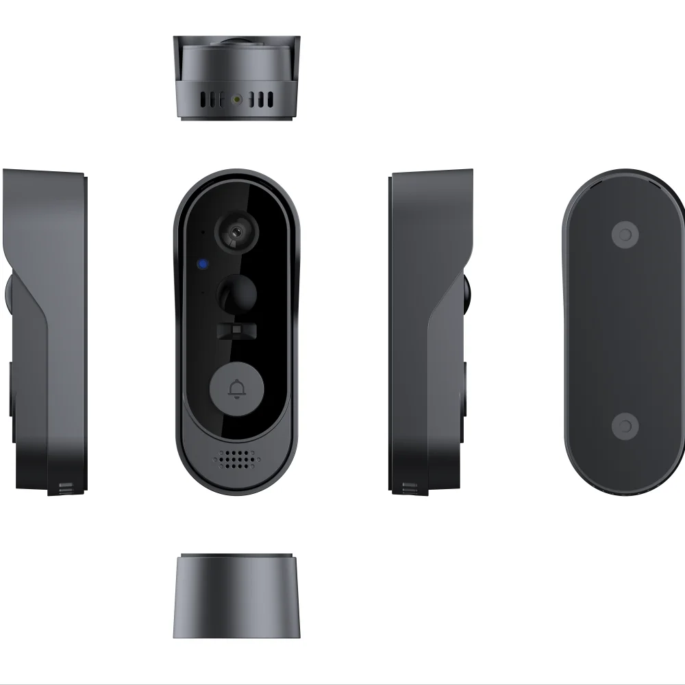 Tuya Waterproof Outdoor Wireless Doorbell Wifi Security Door Peephole Camera Motion Detection Home Intercom Video Smart Bell