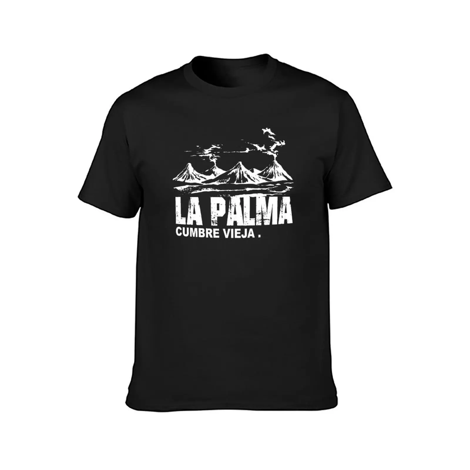 La palma Cumbre Vieja T-Shirt tops customs design your own shirts graphic tees mens t shirt