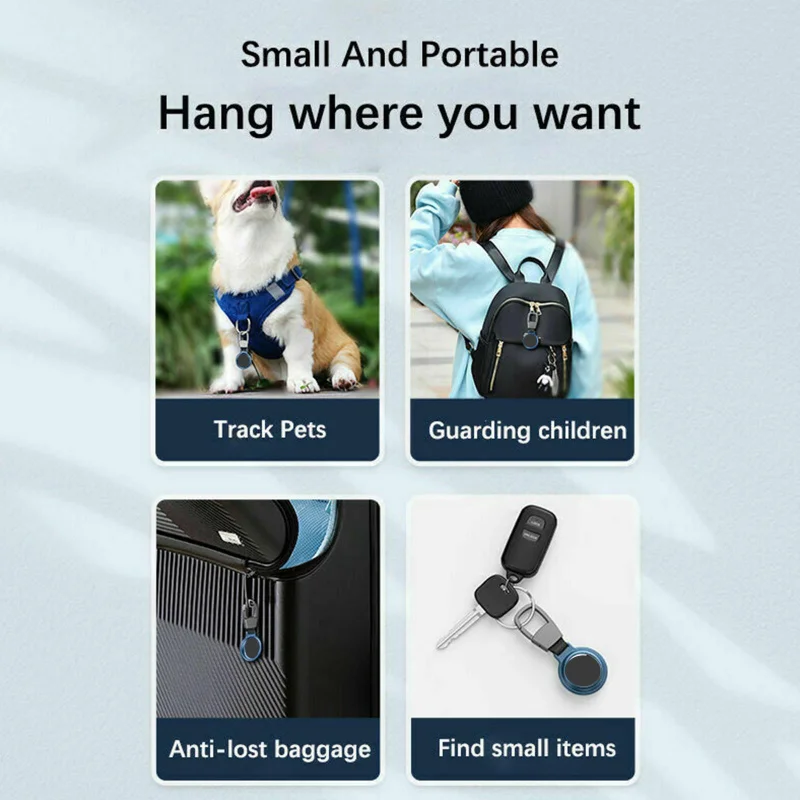 NEW For AirTag Metal Case Protecto With keychain Metal Magnetic Shockproof Anti Scratch Fall Protect Shell Cover For AirTag