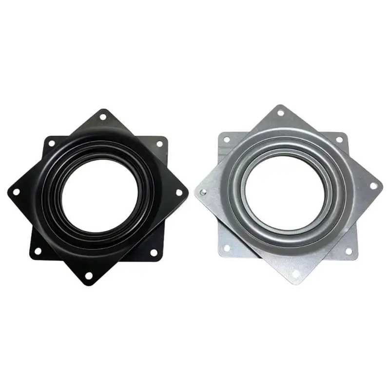 652F Square Turntable Stool Swivels Plate Heavy Duty Swivels Turntable Plate