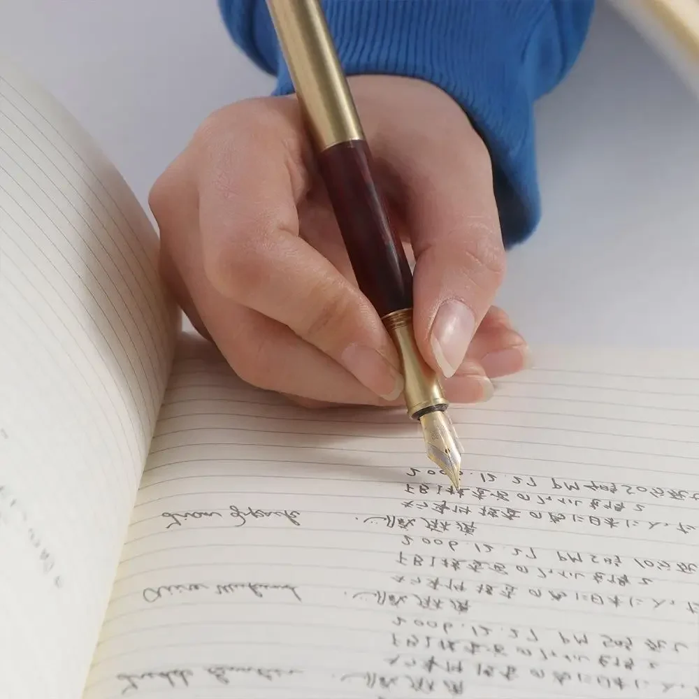 Exquisite Durable Calligraphy Fountain Pen Smooth Writing Luxury Business Signature Pen Artist Office Accessories Glass pen