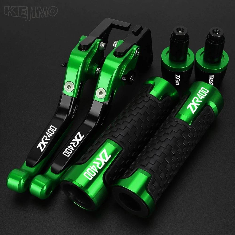 Motorcycle For Kawasaki ZXR400 ZXR400 allyeaRs Accessories Adjustable Brake Clutch Levers Handlebar Handle bar Hand Grips ends