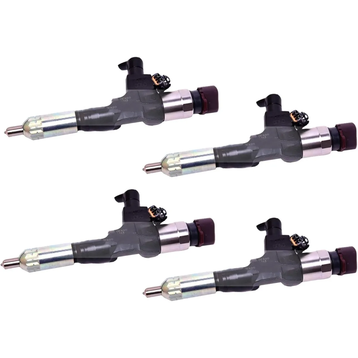 Pack of 4 Fuel Injectors VH23670E0050 For Kobelco SK200-8 SK210-8 SK250-8 SK260-8 Excavator Hino J05E Engine